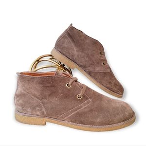 Lucky Brand | 10 Emilia Desert Suede Chukka Ankle Booties Women's Lace Up